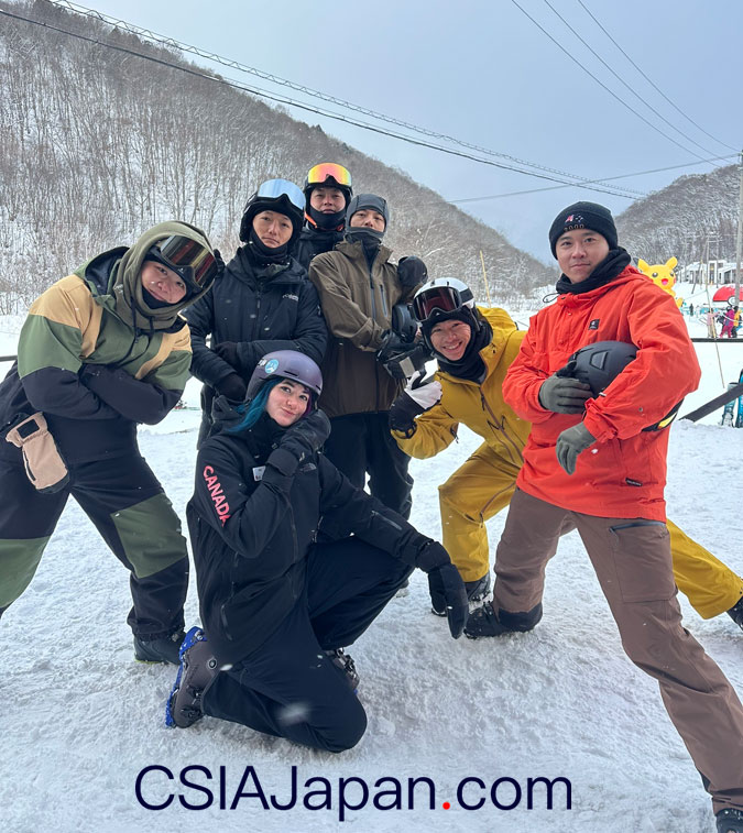 CSIA Level 1 Class at Kashimayari in Hakuba Japan