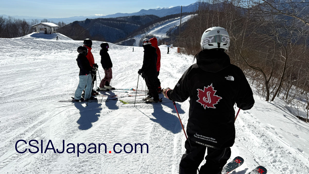 CSIA Level 2 Class at Kashimayari in Hakuba Japan