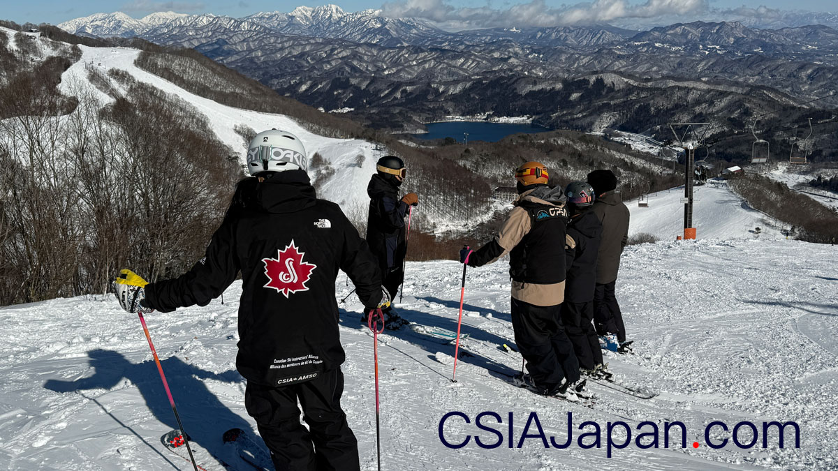 CSIA Level 3 Class in the Bumps at Kashimayari in Hakuba Japan