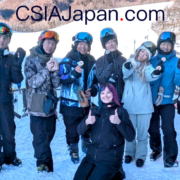 Happy CSIA Level 1 Class with CSIA Course Conductor in Hakuba